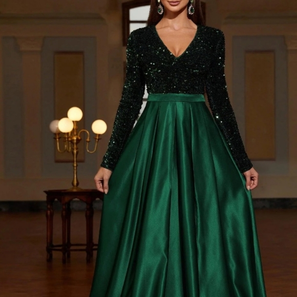 Shirt Waist Ball Gown - Picture 1 of 2